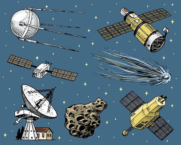 What are the 4 types of space exploration? 