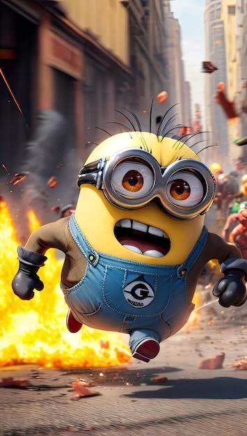 What does the moon do in Minion rush? 