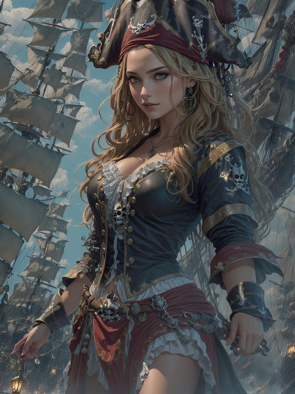 What does a pirate call his woman? 