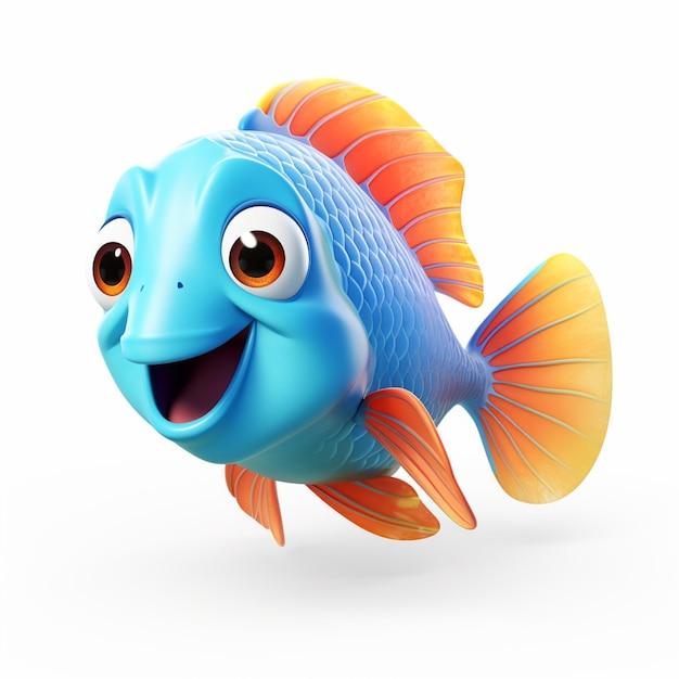 What is the name of the blue fish in the tank in Finding Nemo? 