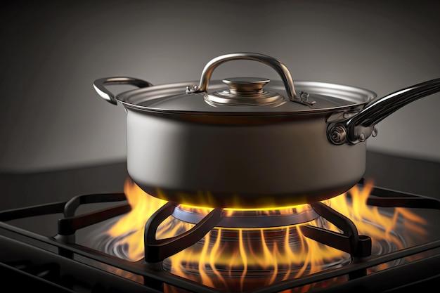 Can glass cookware be used on a gas stove? 
