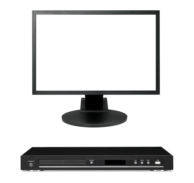 Can you play a DVD player through a computer monitor? 
