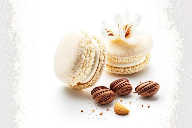 Can you substitute all-purpose flour for almond flour in macarons? 