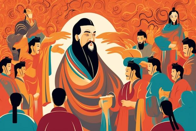 What were some main events in Confucius life? 