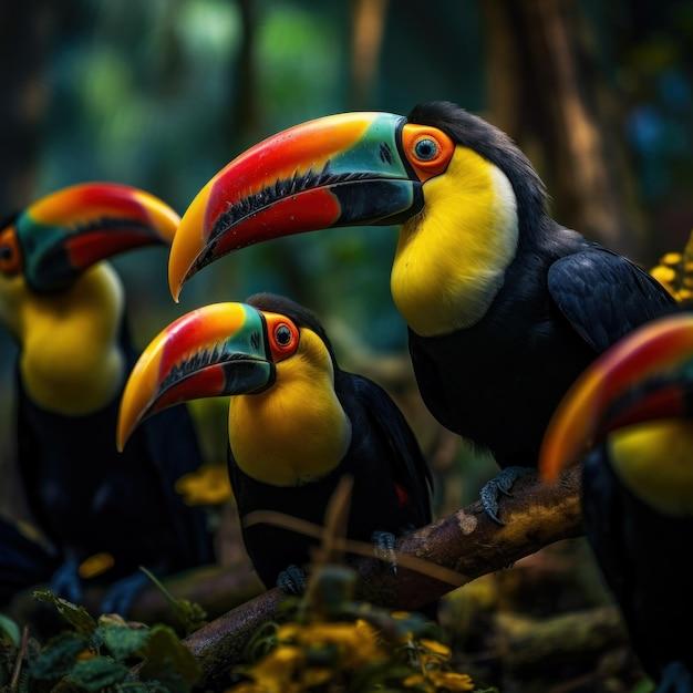 Do toucans eat meat? 