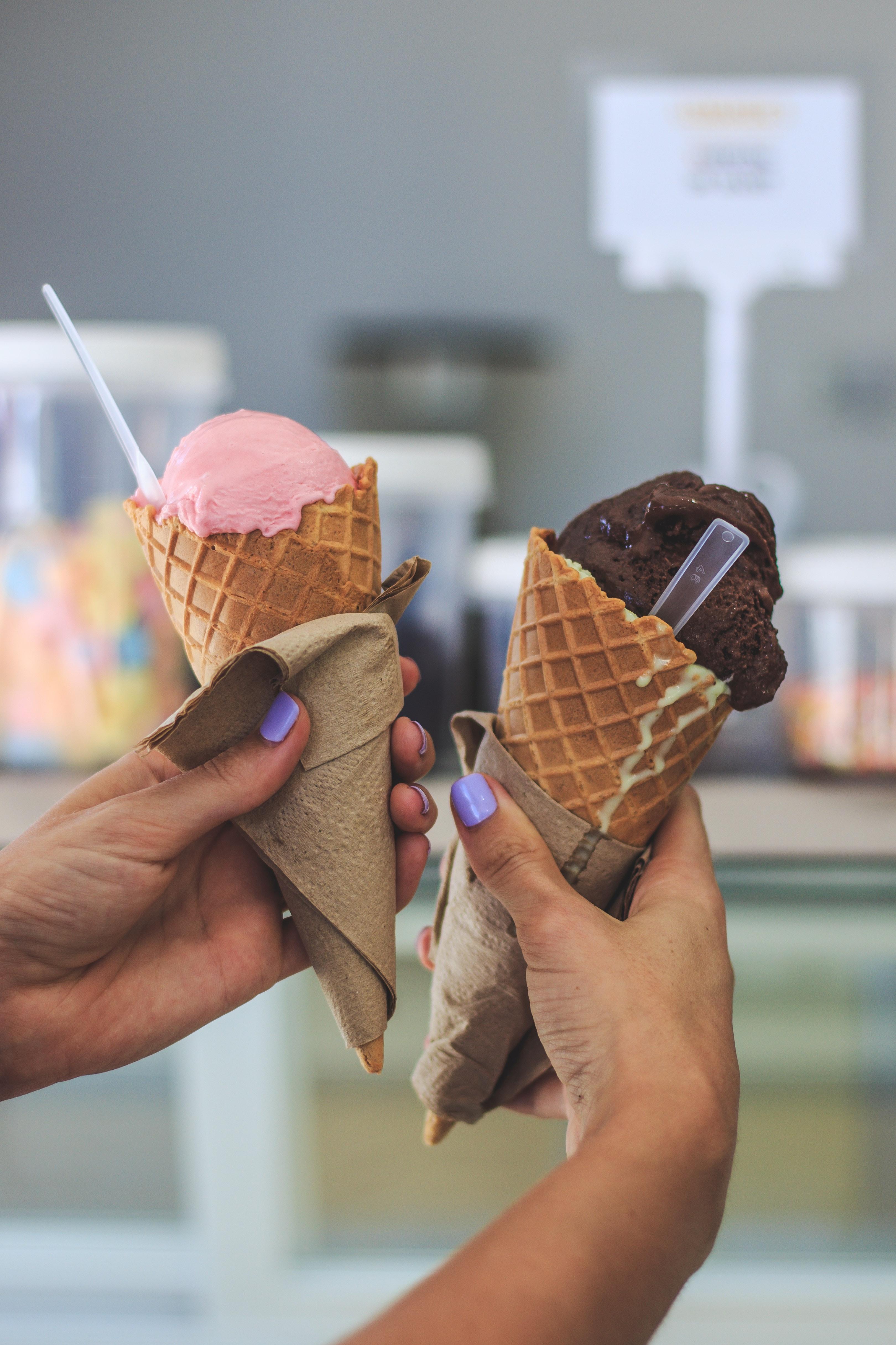 What happens if you eat expired ice cream cones? 