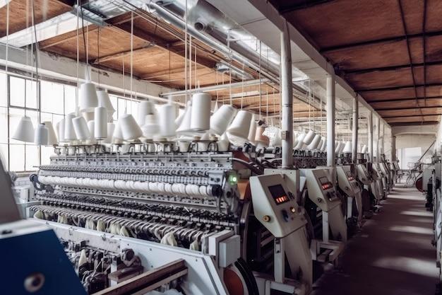 How did the textile mill work? 