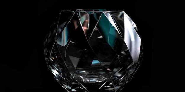 How does diamond cut glass? 