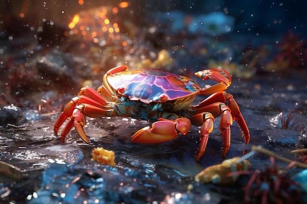 How long can a crab stay underwater? 