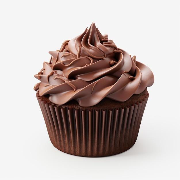 How many calories are in a chocolate cupcake with icing? 
