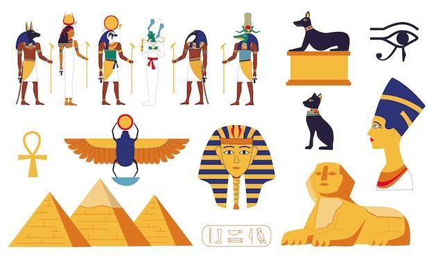 How many gods are in the Egyptian religion? 