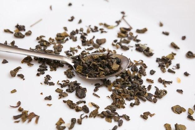 How many grams is a tablespoon of tea leaves? 