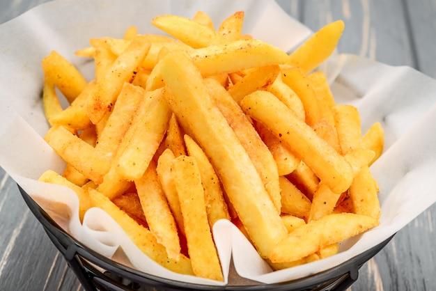 How many potatoes in a serving of french fries? 