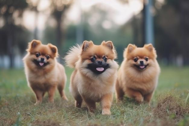 How many puppies are in a Pekingese litter? 