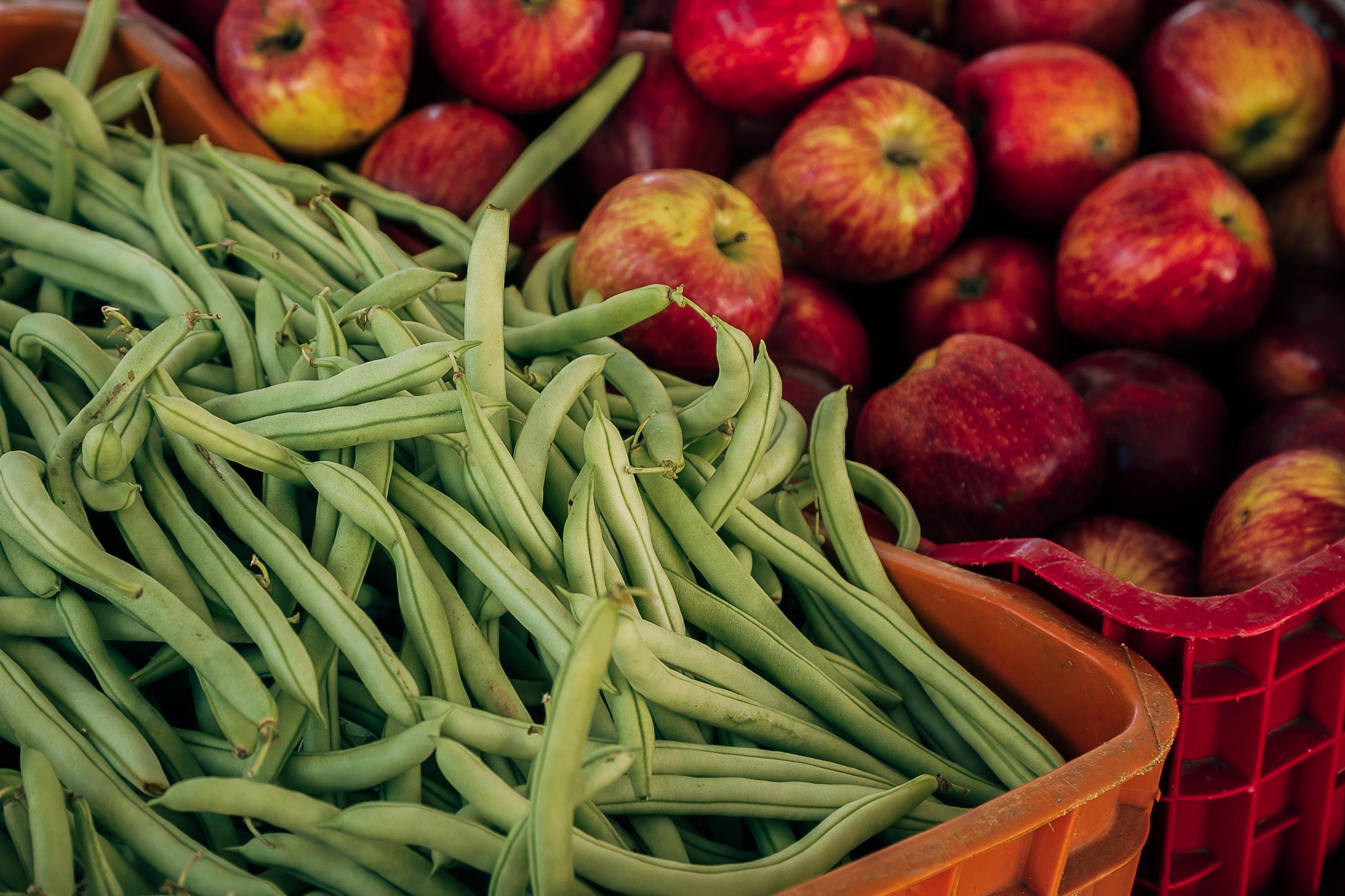 How much is a bushel of green beans? 