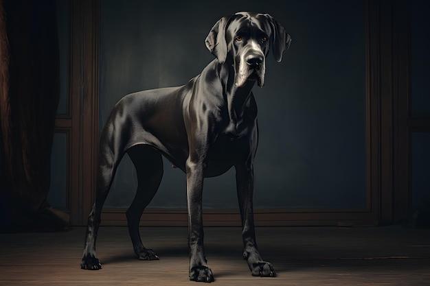 How tall is a Great Dane standing? 