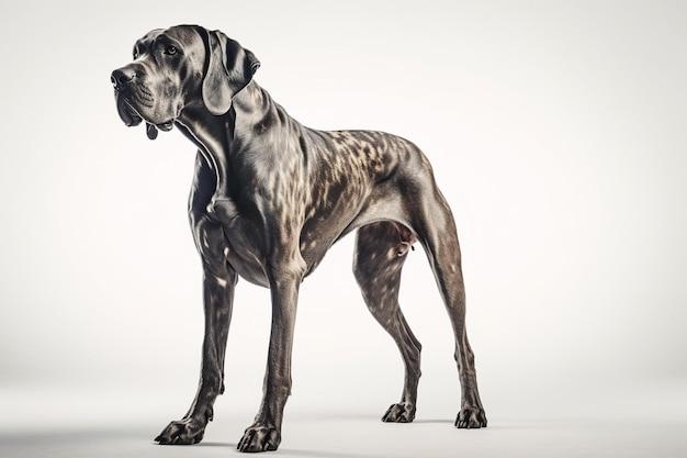 How tall is a Great Dane standing? 