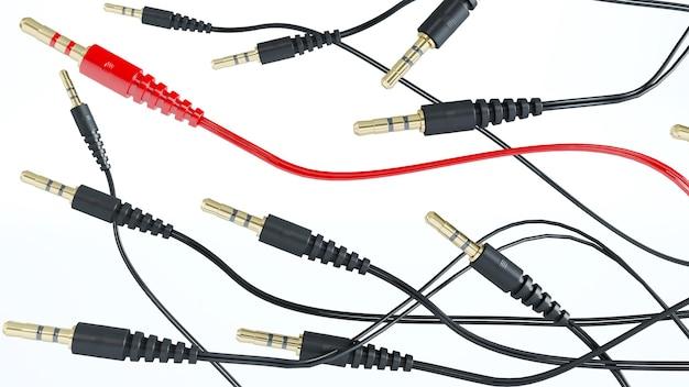 How do I connect Red Black White Green speaker wire? 