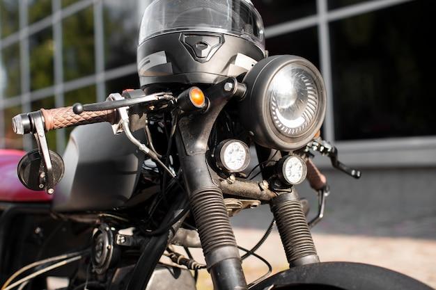 How do you install a motorcycle headlight? 