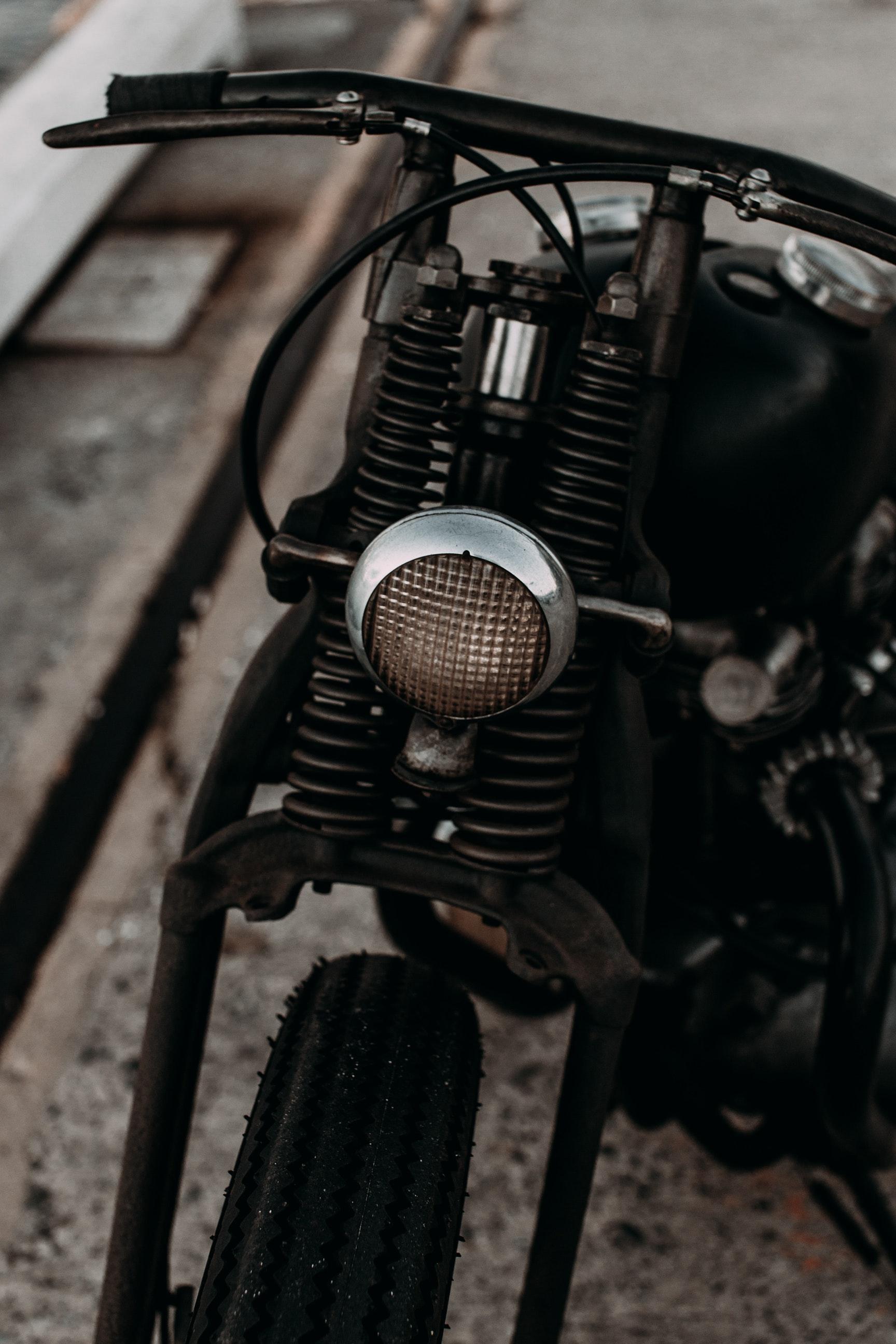 How do you install a motorcycle headlight? 