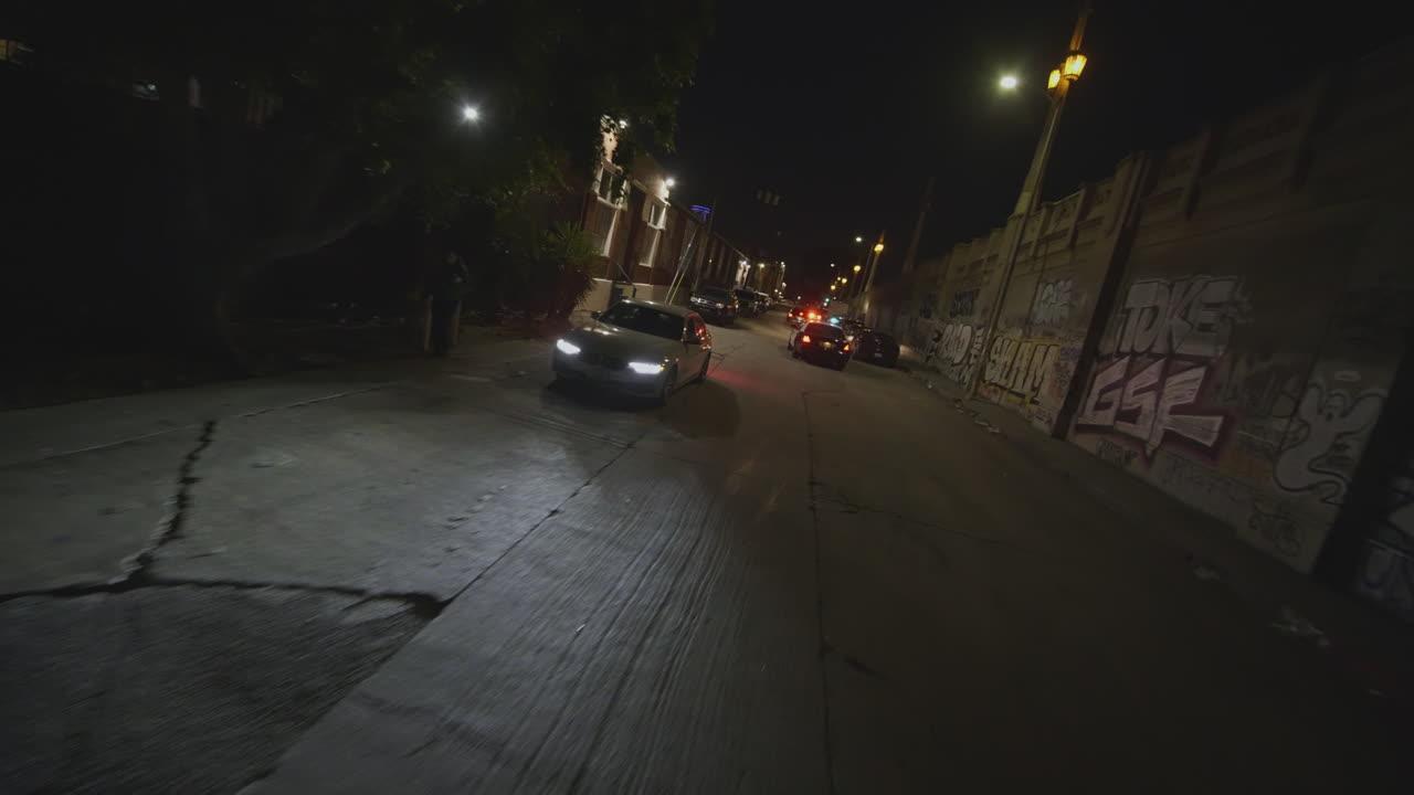 How do you spot a police drone at night? 