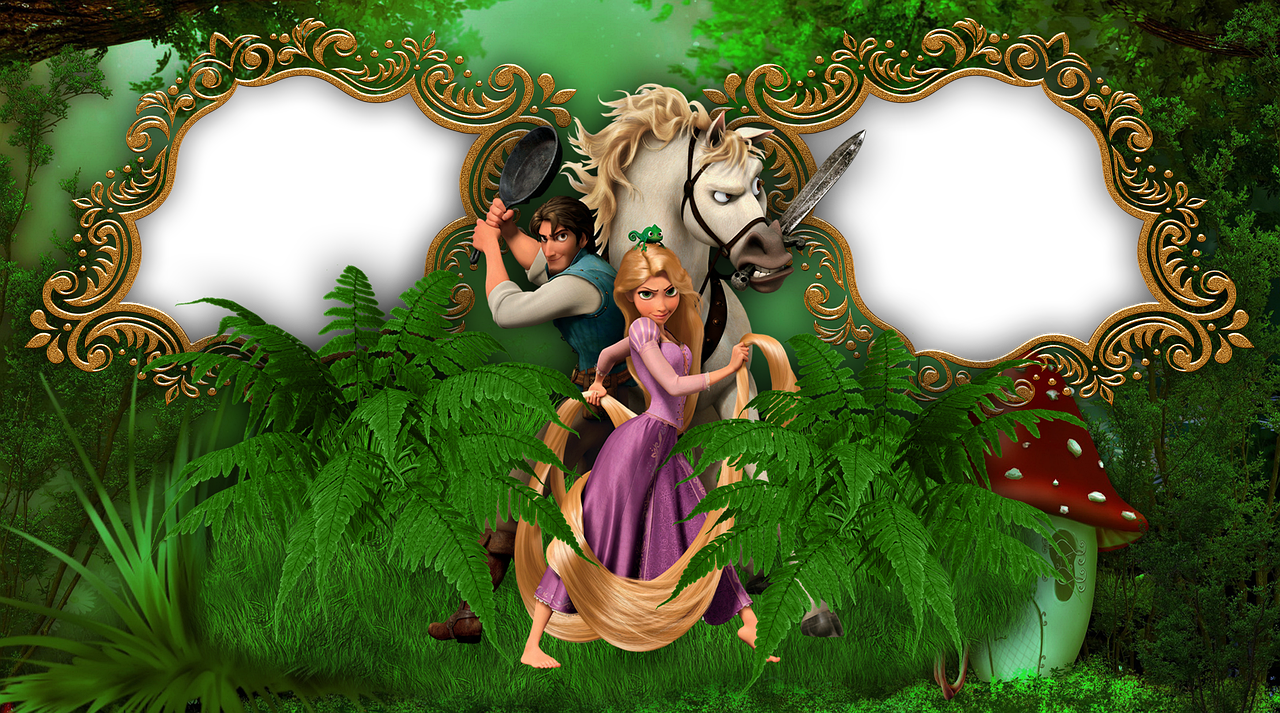 Who are the main characters of the story Rapunzel? 