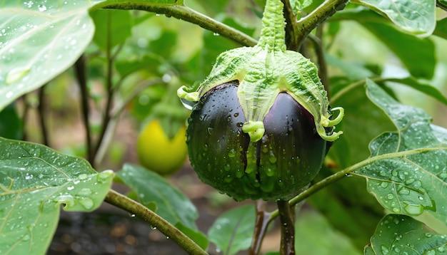 Is eggplant a herb or shrub? 