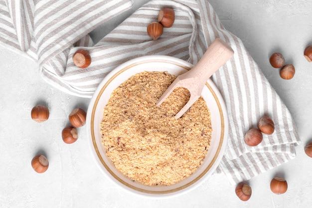 Is ground hazelnuts the same as hazelnut flour? 