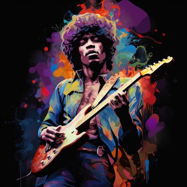 How did Jimi Hendrix hold pick? 