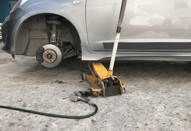 How can I lift my car without a jack? 