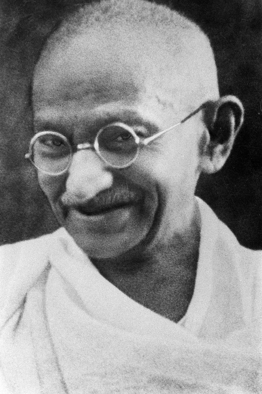 How does Mahatma Gandhi inspire us? 