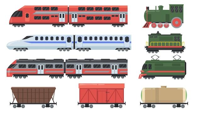 What are three types of modern freight trains? 