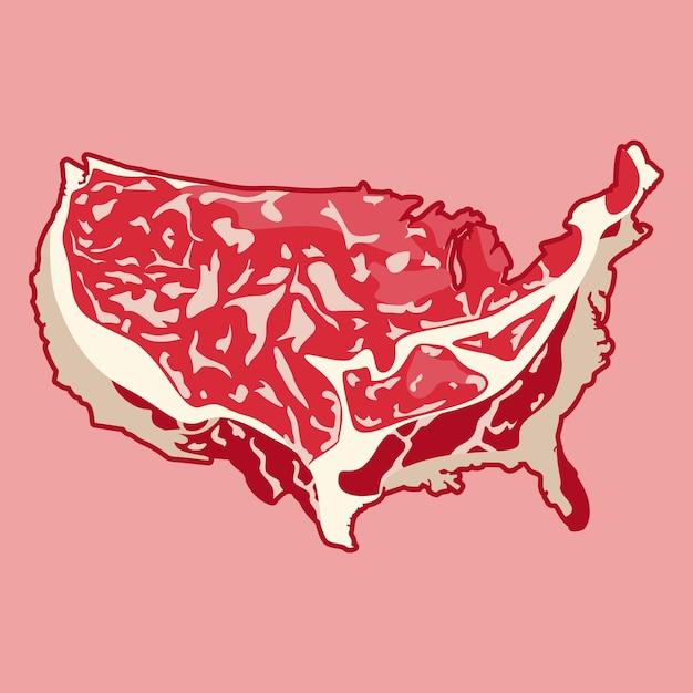 Where does most US meat come from? 