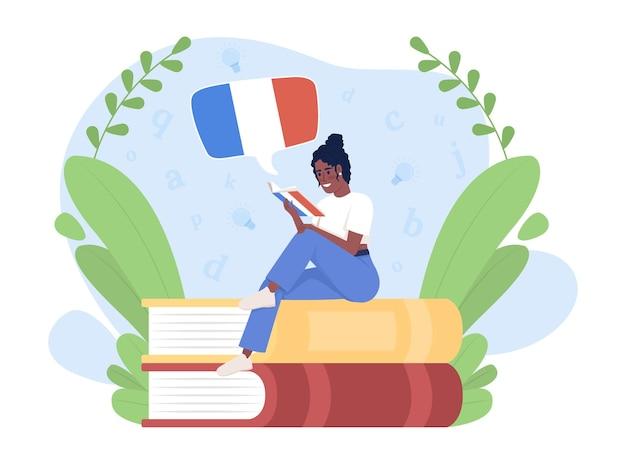 What is reading book in French? 