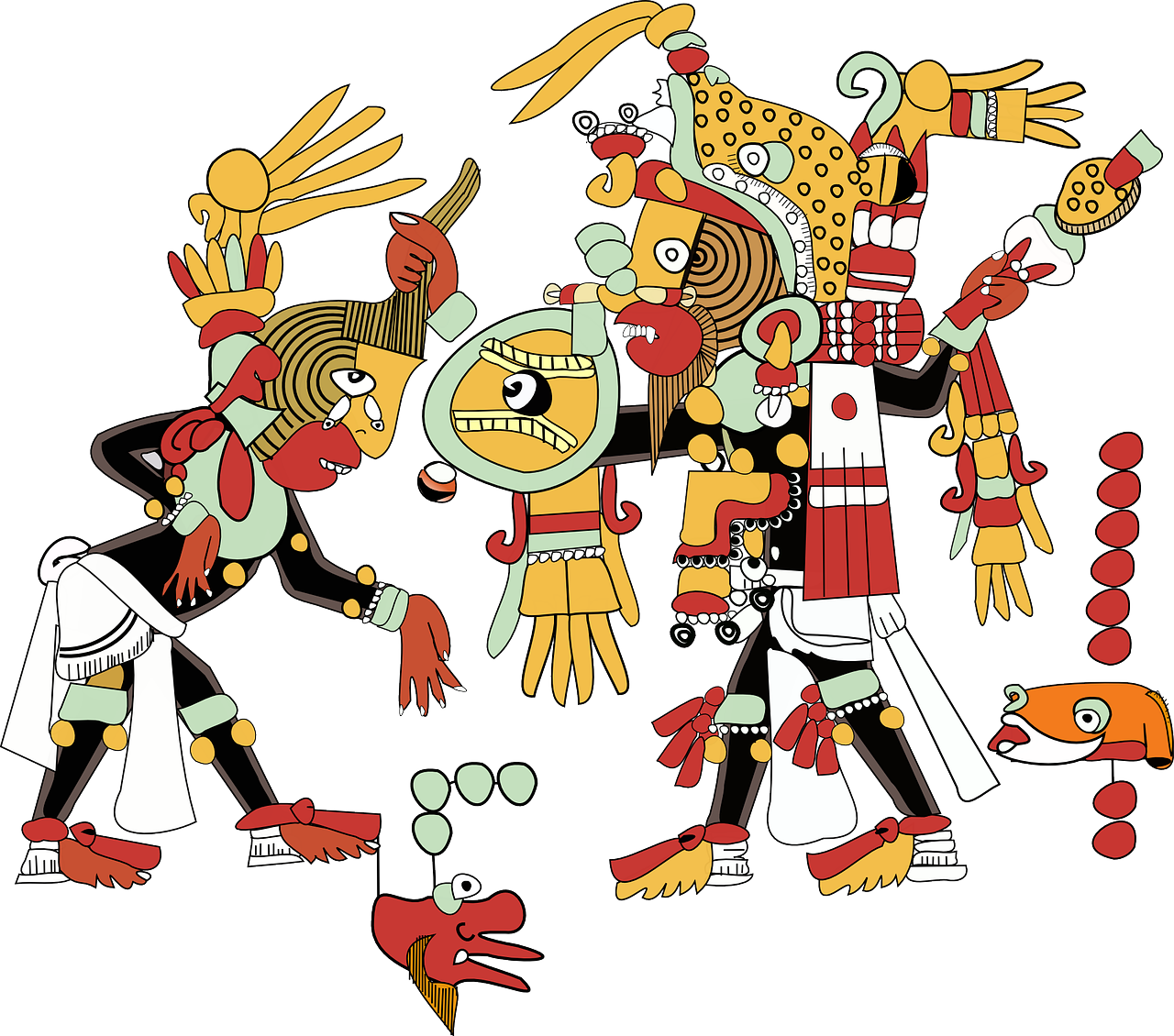 What were the achievements of the Maya Aztec and Inca? 