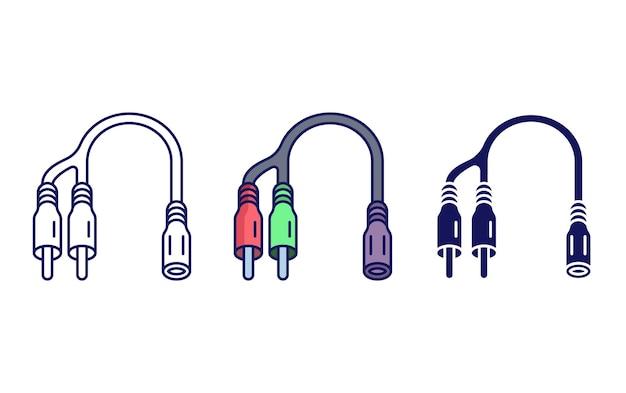 Which color port is audio? 