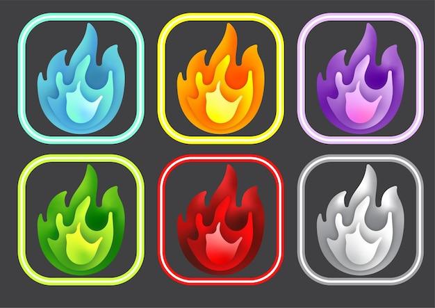 What are the different colors of fire? 