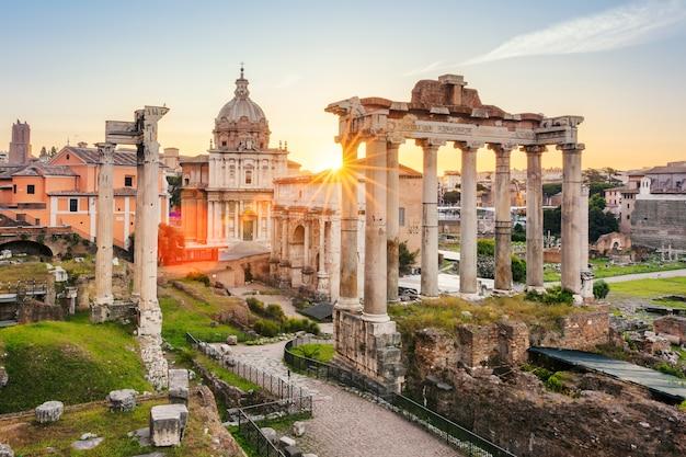 What kinds of activities took place in the Roman Forum? 