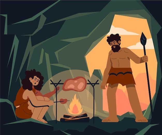 What are the 3 main characteristics of Paleolithic Age? 