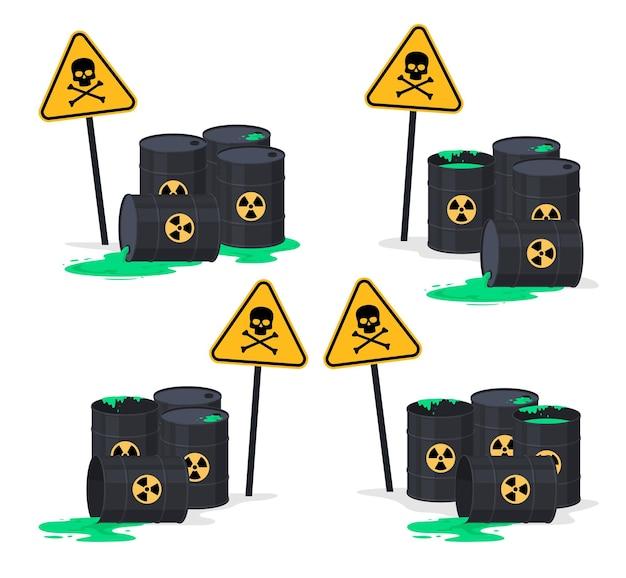 What are the five phases of hazardous materials life? 
