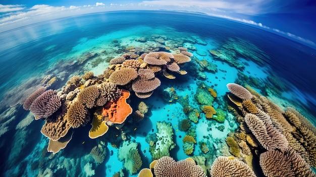 What are 3 physical characteristics of the Great Barrier Reef? 