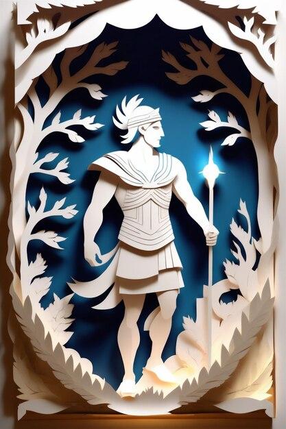 Who is the Greek god of paper? 