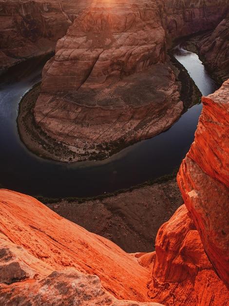 What is the major river that flows through the Grand Canyon? 