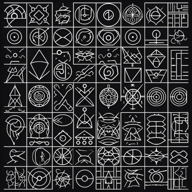 What is the meaning of geometric patterns? 