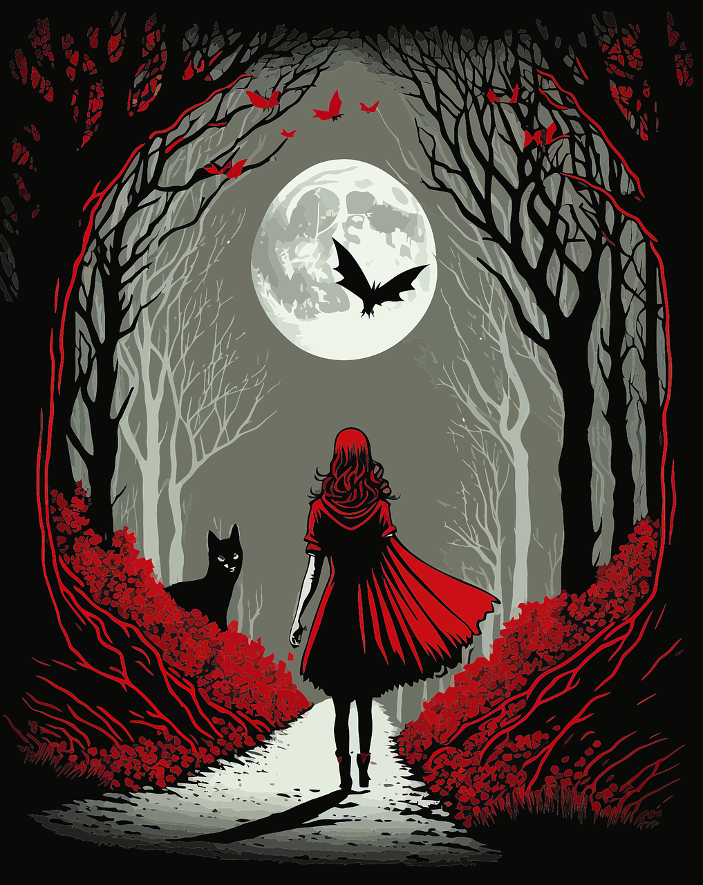 Does Little Red Riding Hood have a dad? 