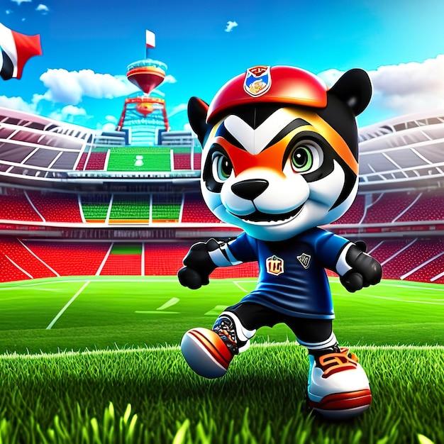 Which animal is represented as the official mascot for the 2018 FIFA World Cup? 
