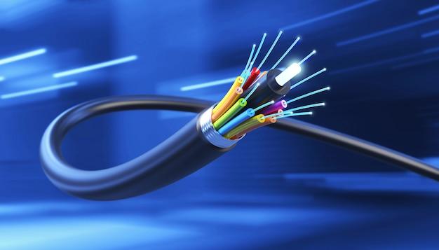 What is the purpose of cladding in optical fiber cable? 