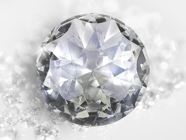 Why does a diamond shine more than a glass piece cut to the same shape? 