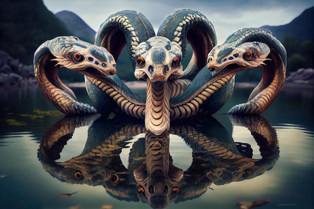 What is the significance of the double headed serpent? 