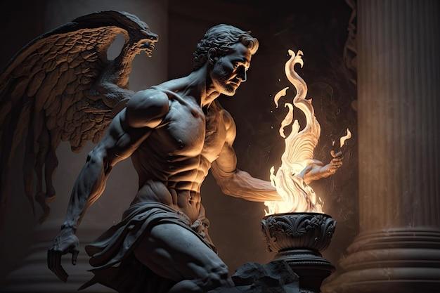 What is the theme of the story of Prometheus? 